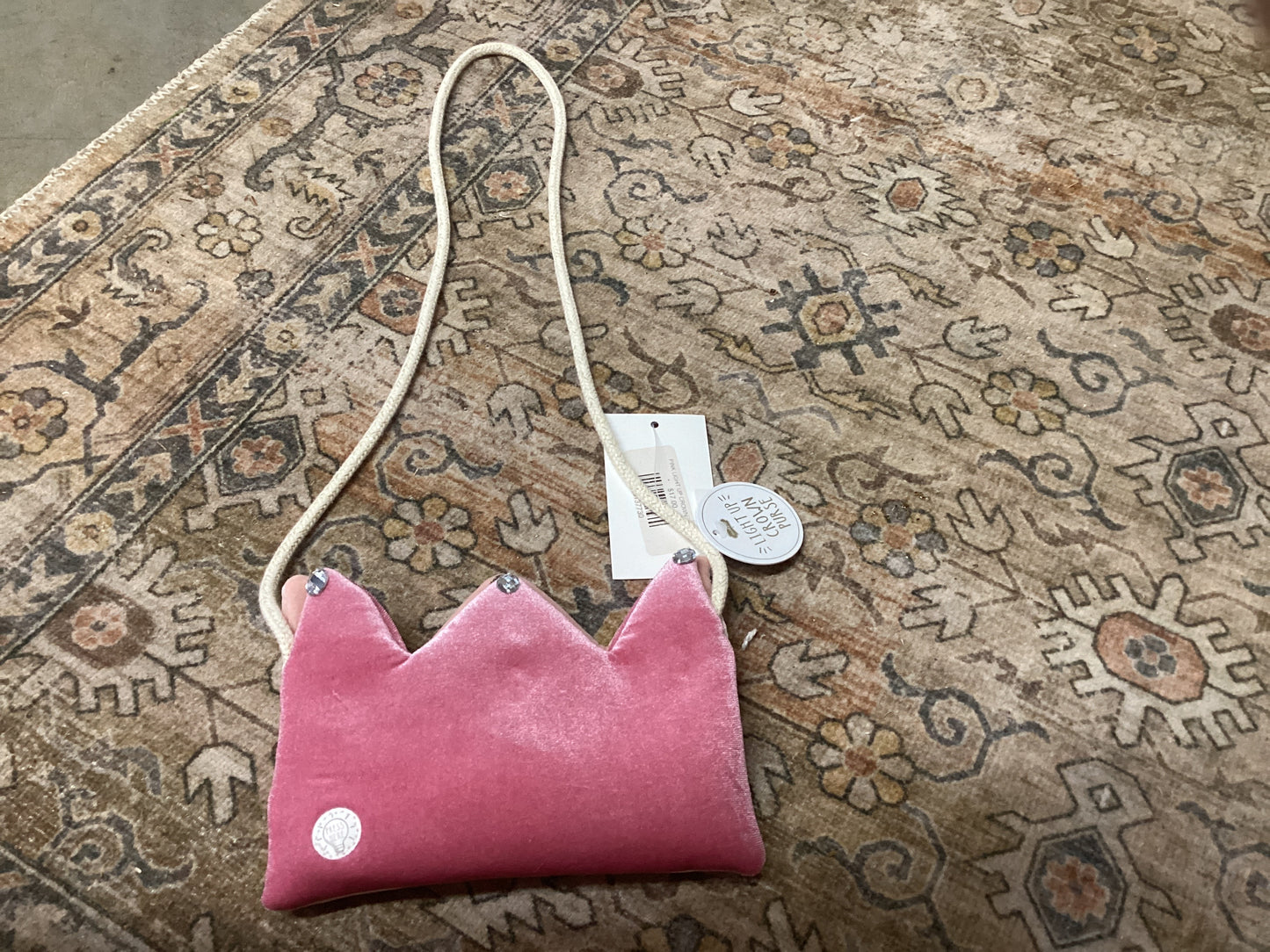 PINK LIGHT UP CROWN PURSE