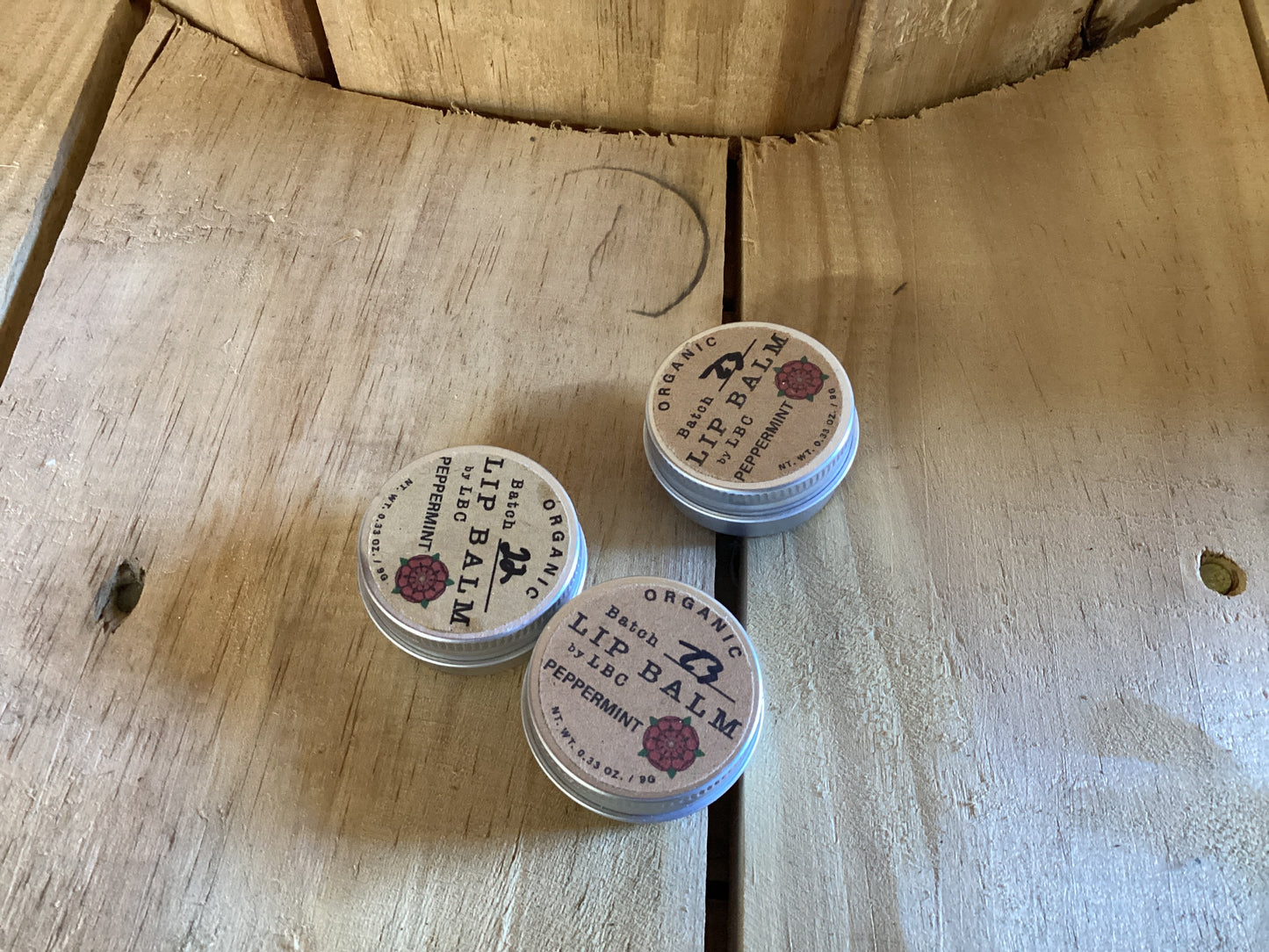 Lancaster Beard Company organic lip balm natural