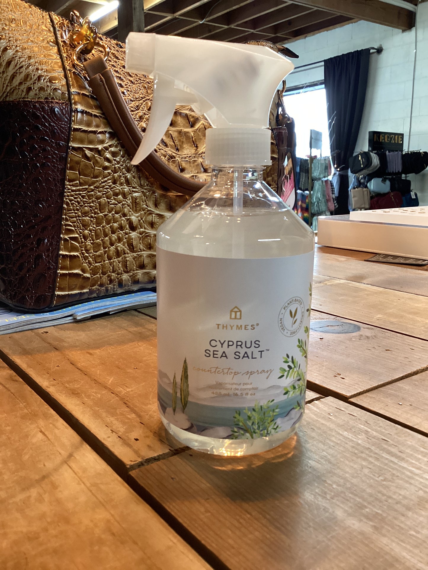 Thymes Countertop Spray; Cypress Sea Salt