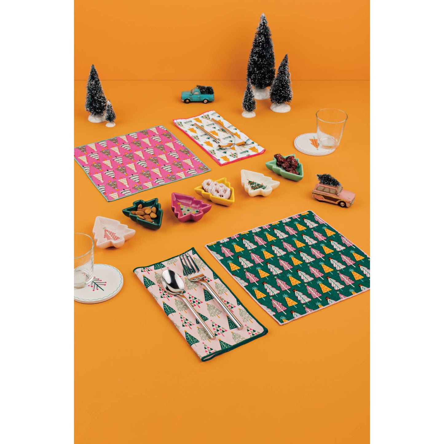 Glitzmas Soak Up Christmas Coasters Set of 4