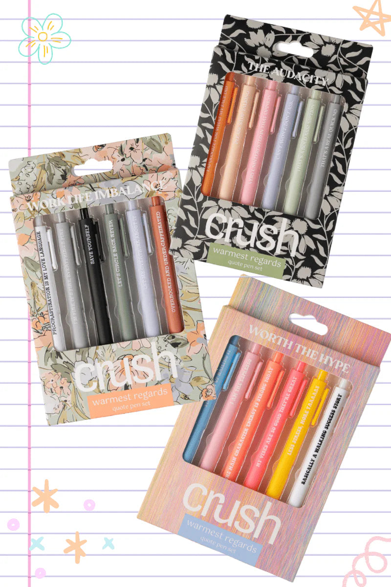 Crush Warmest Regards Pen Set