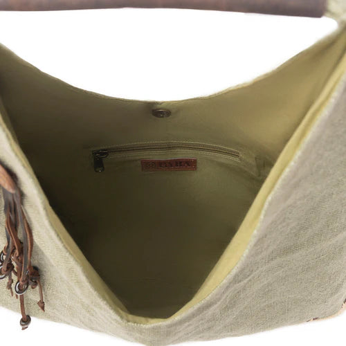 MYRA Sandmoor Soft Shoulder Bag in Honey Forest