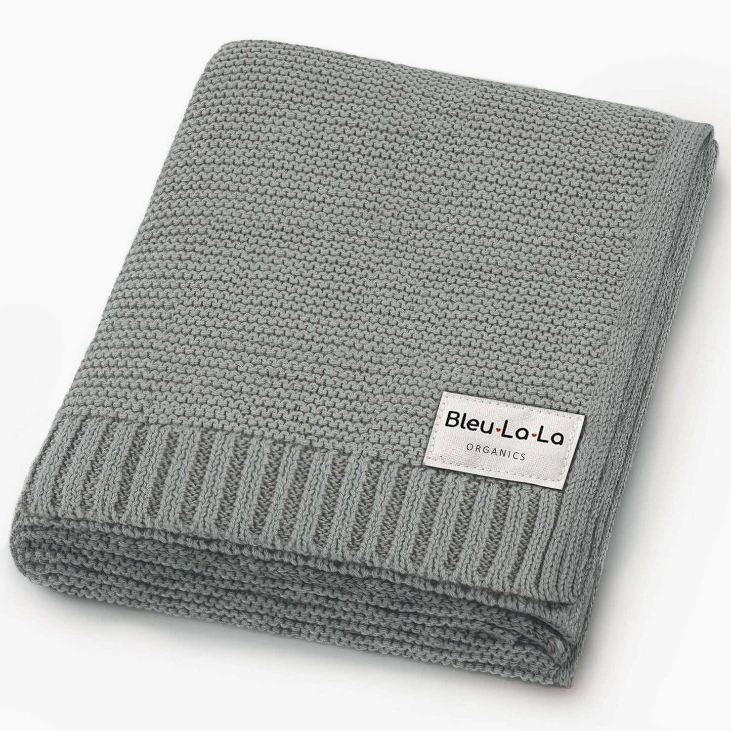 Bleu La La - 100% Organic Luxury Cotton Swaddle Receiving Baby Blanket