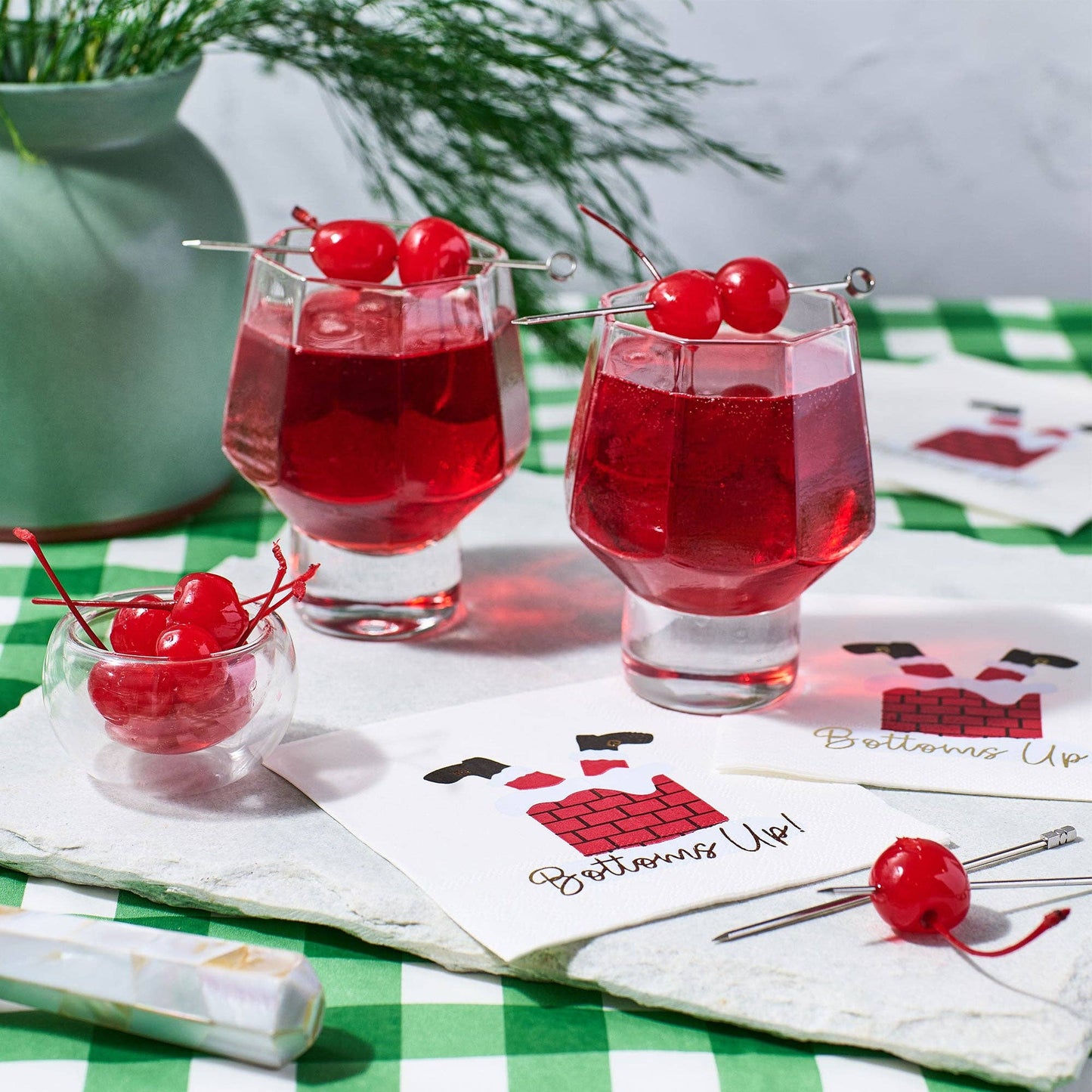 Coterie Party Supplies - Bottoms Up Cocktail Napkins (20 per pack)