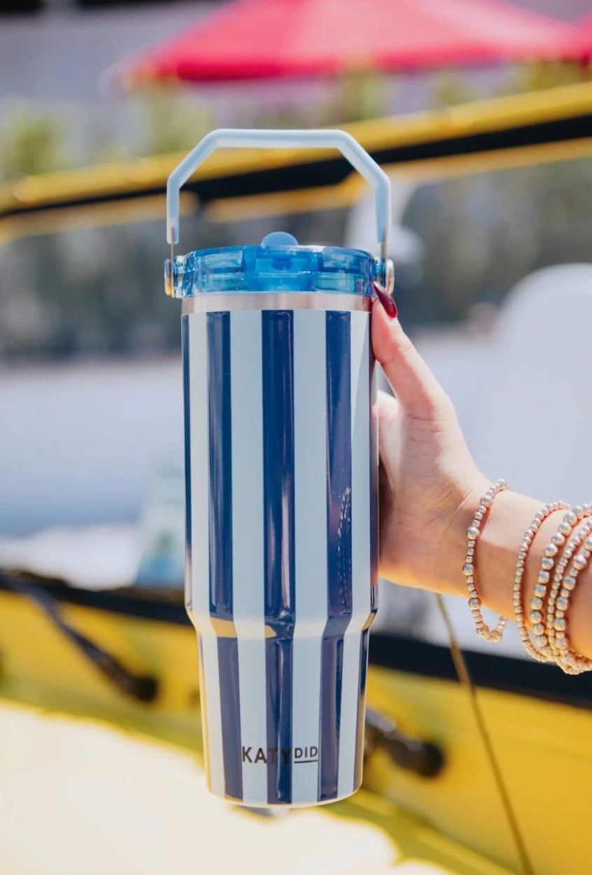 Katydid 30oz Striped Tumbler