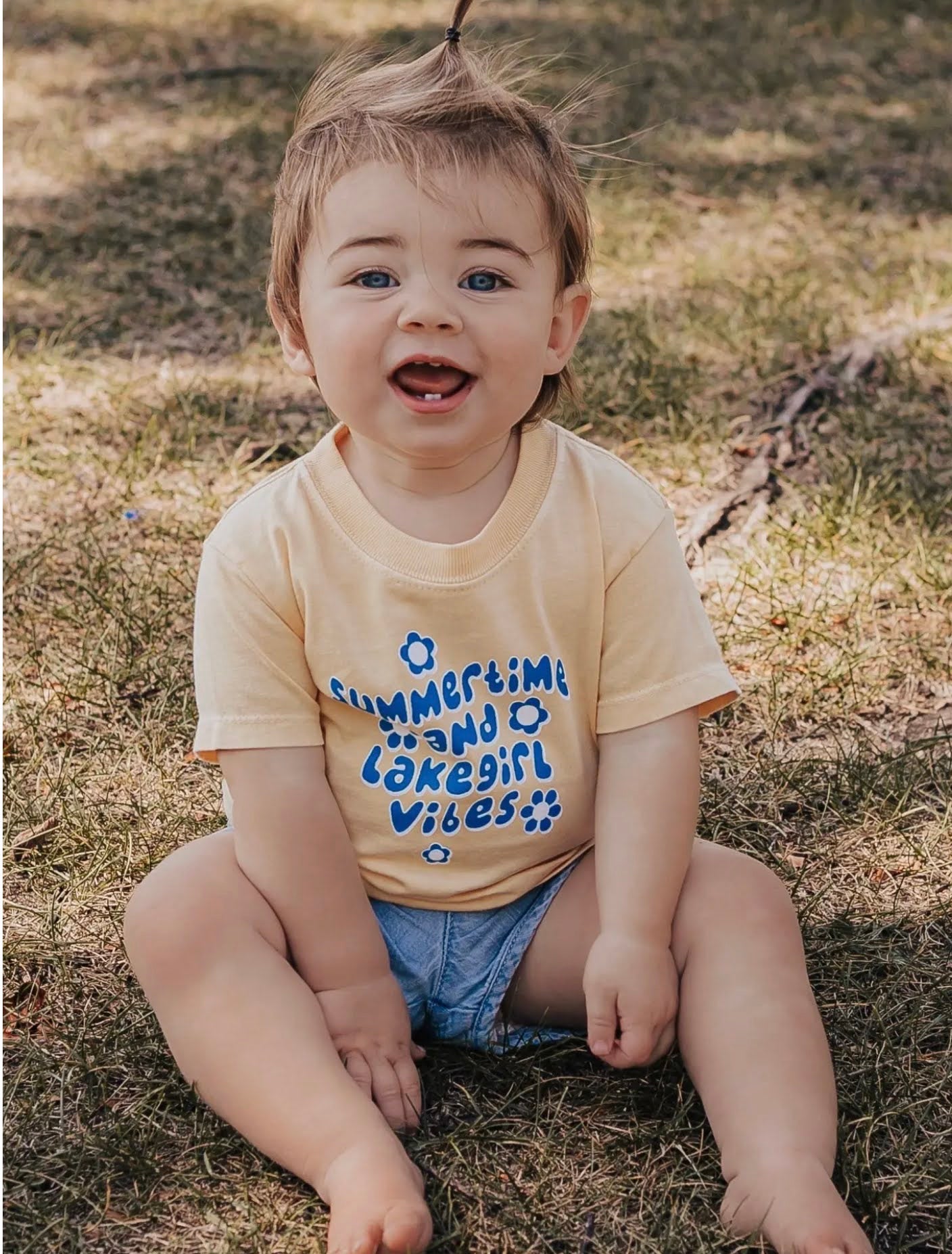 Lake Baby Tee in Butter