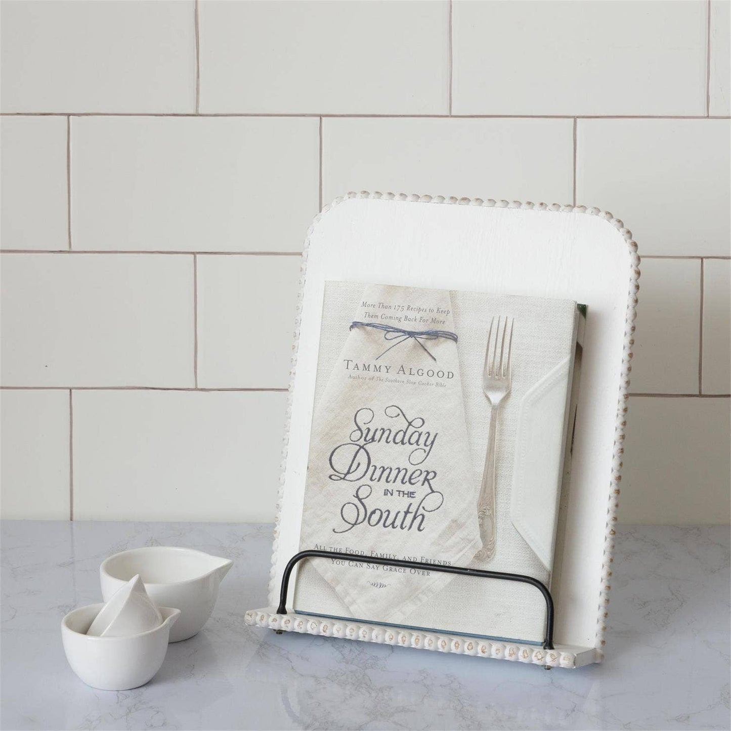 Audrey's - Cookbook Stand - Distressed Beaded (PC)