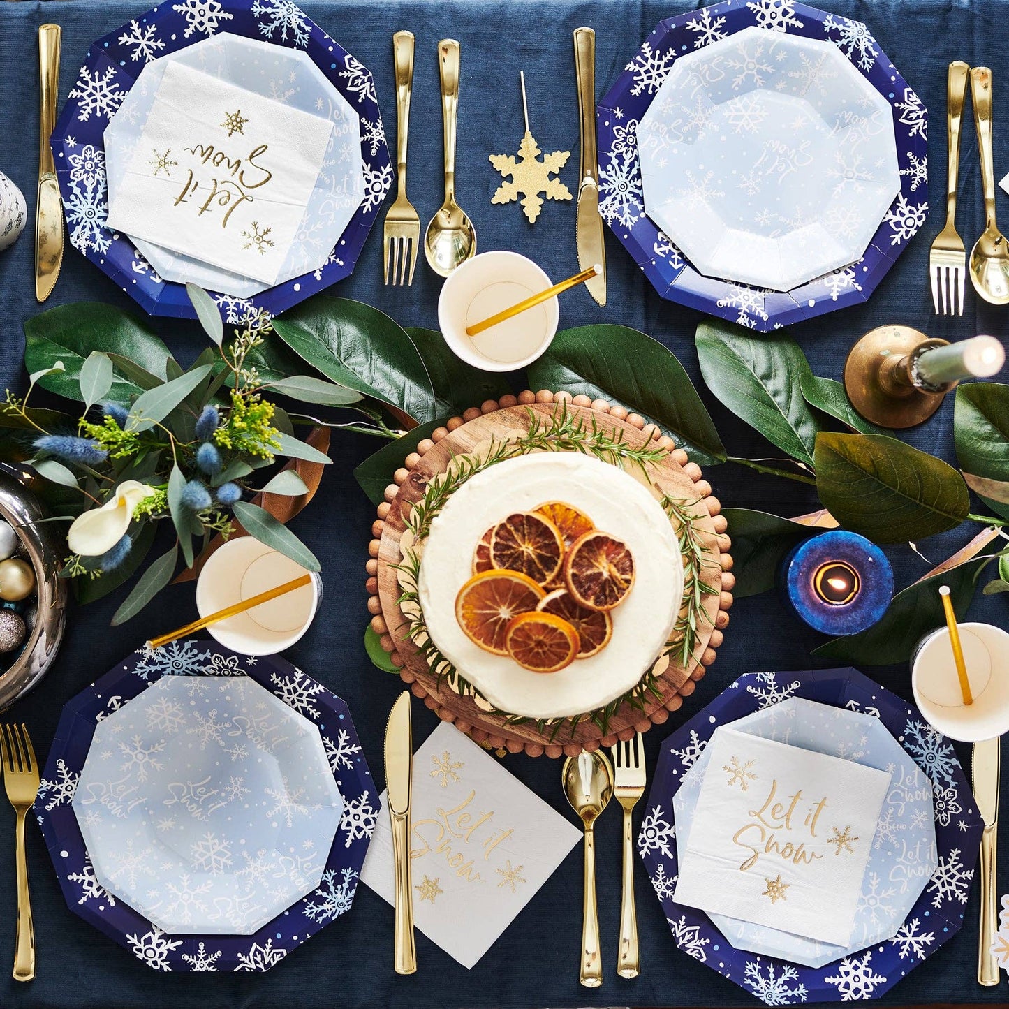 Coterie Party Supplies - Let It Snow Cocktail Napkins (25 per pack)