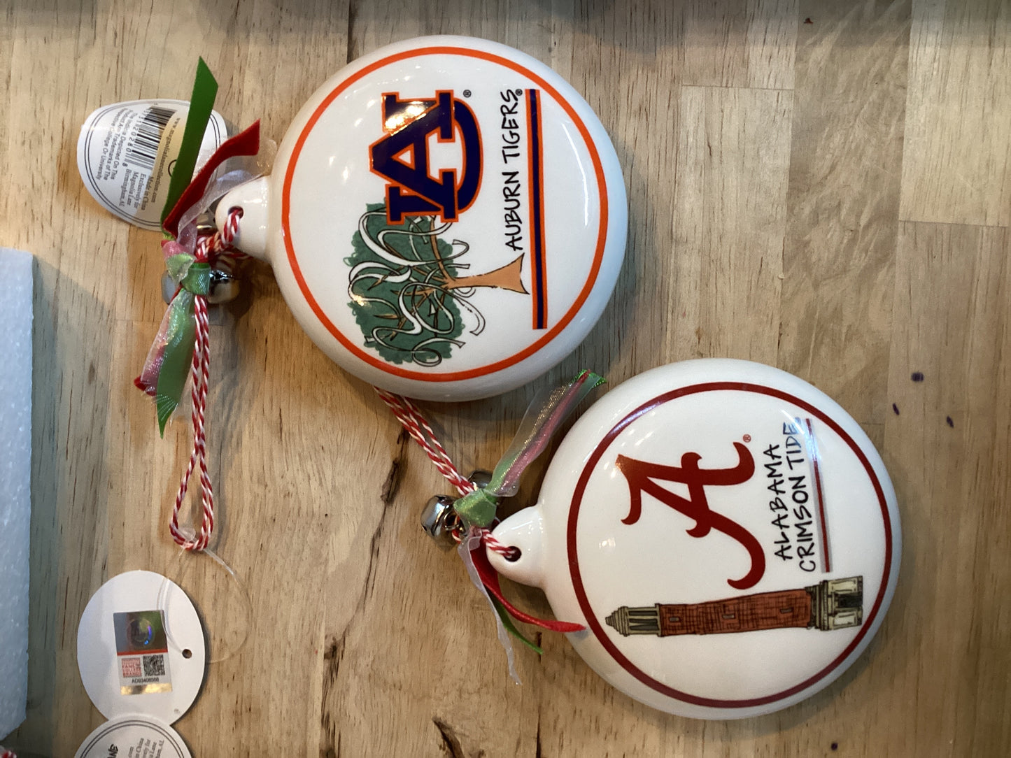 MAGNOLIA LANE GLASS AU/AL GLASS ORNAMENTS