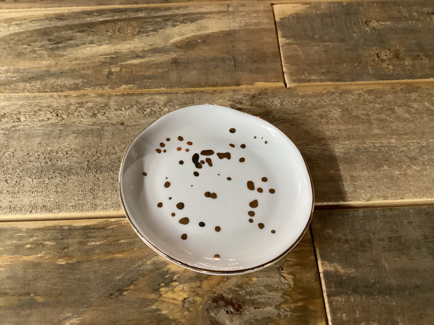 Sweet Water Speckled Jewelry Dish