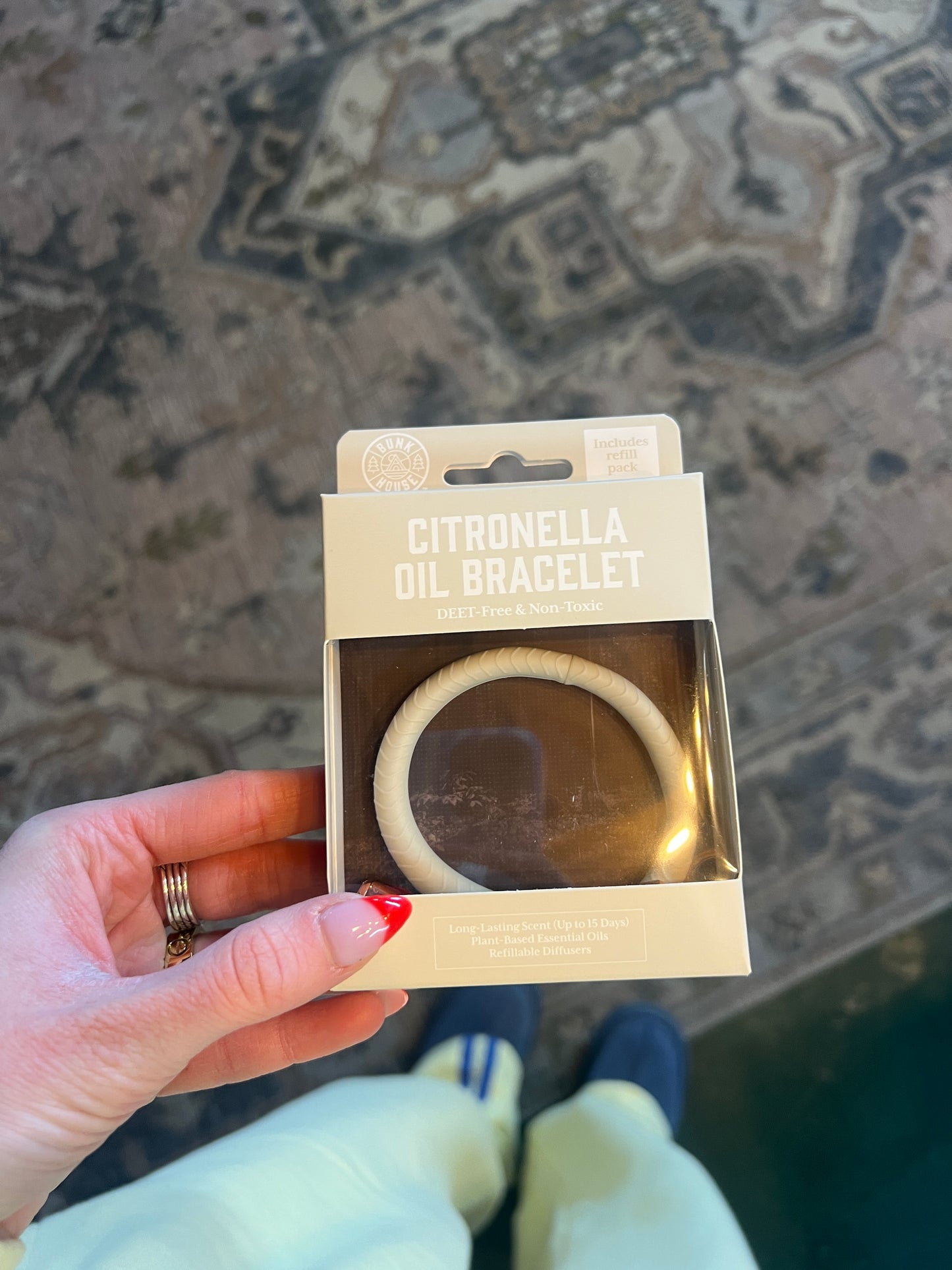 Citronella oil bracelet