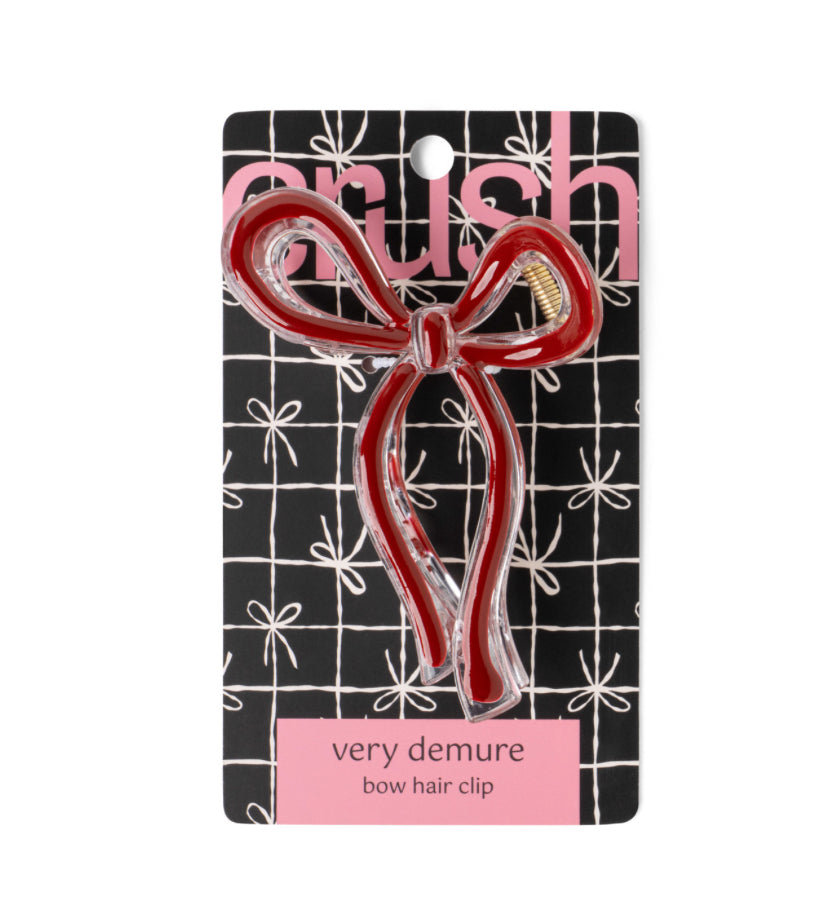 Crush Hair Bow Clip