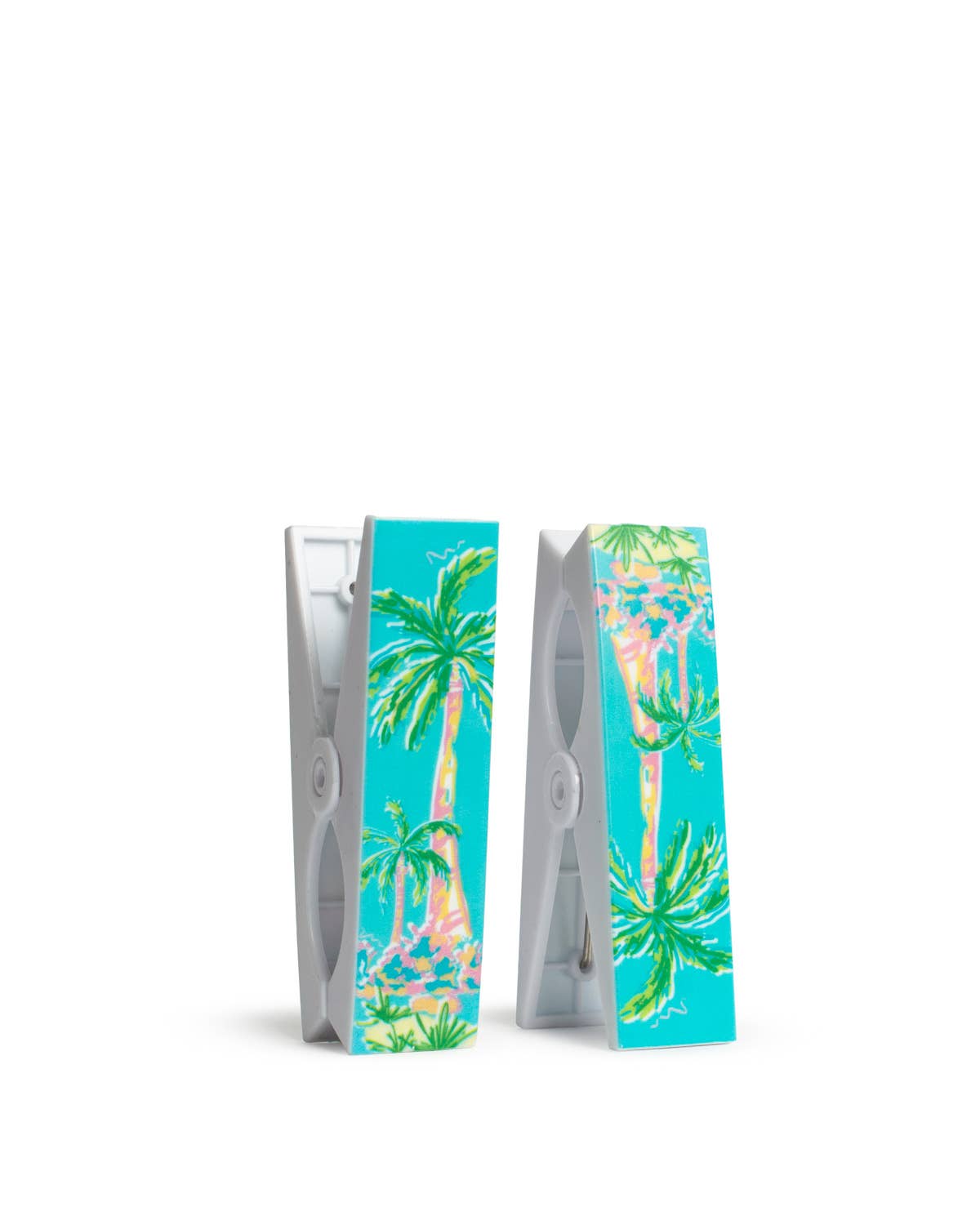 The Royal Standard - Caribbean Palm Beach Towel Clips Aruba Blue/Multi 1.5x4.5 Set of 2