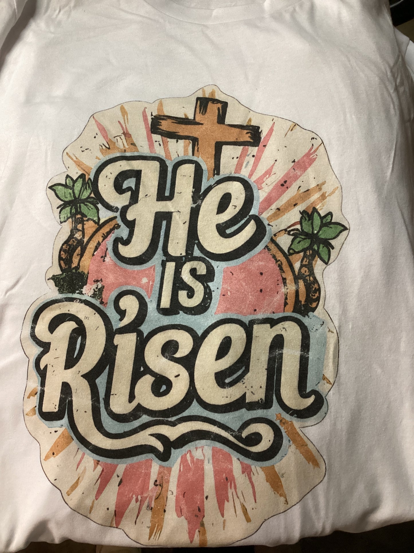 Clairmont & Co T-Shirt he is risen