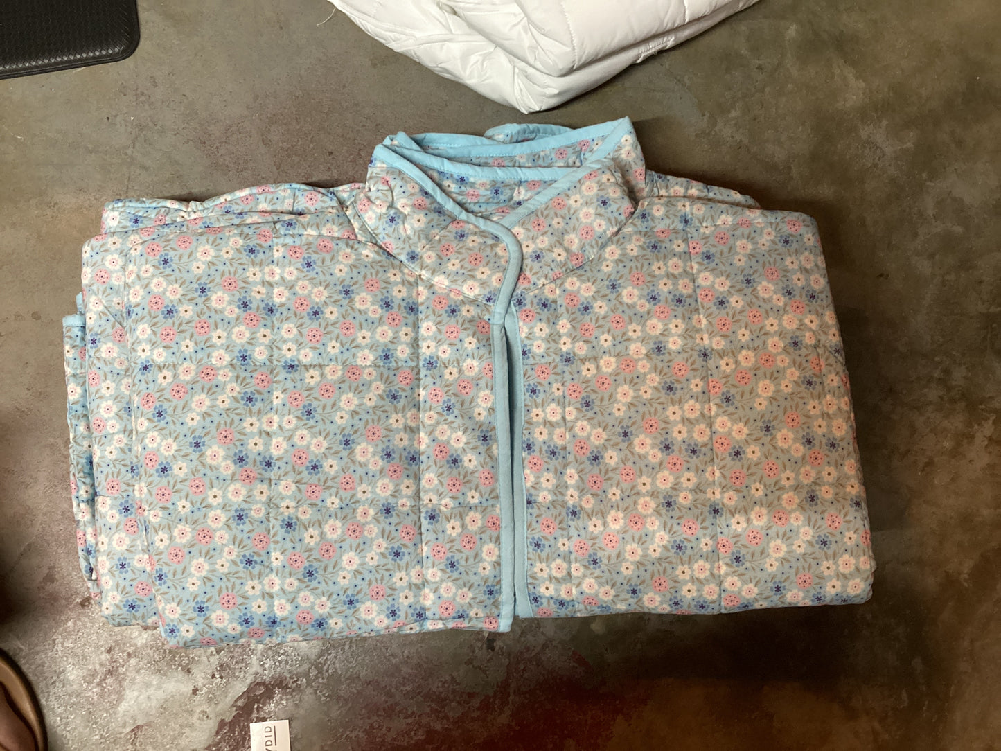 DAINTY FLORAL LIGHTWEIGHT QUILTED JACKET