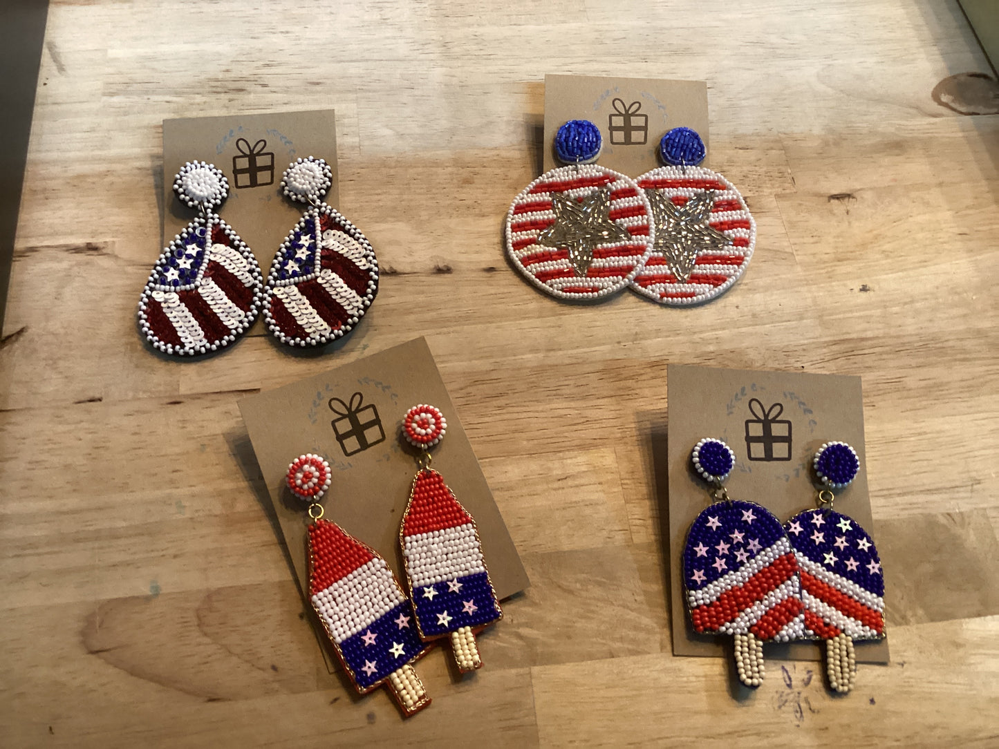 Patriotic Fashion Earrings