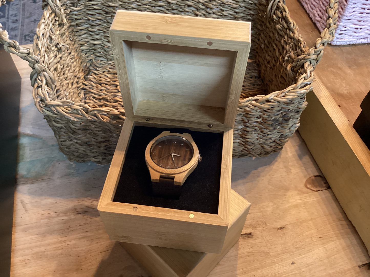 Mad Man Koa Bamboo Watch and Case