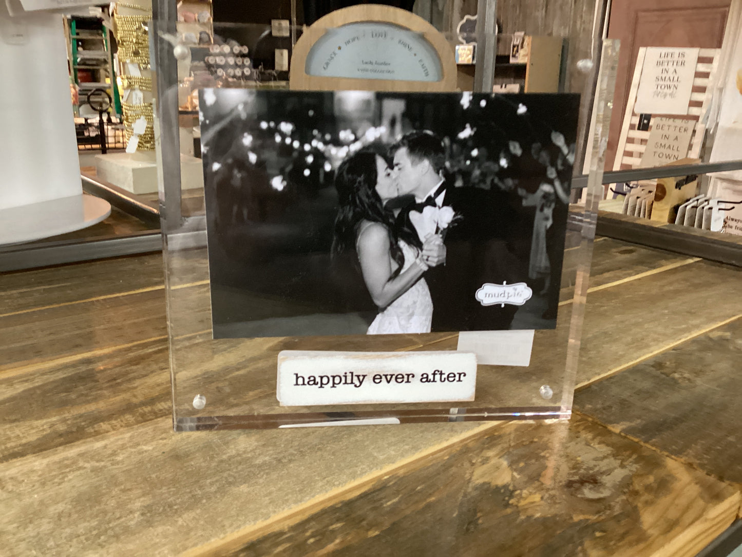 Acrylic Happily Ever After Frame