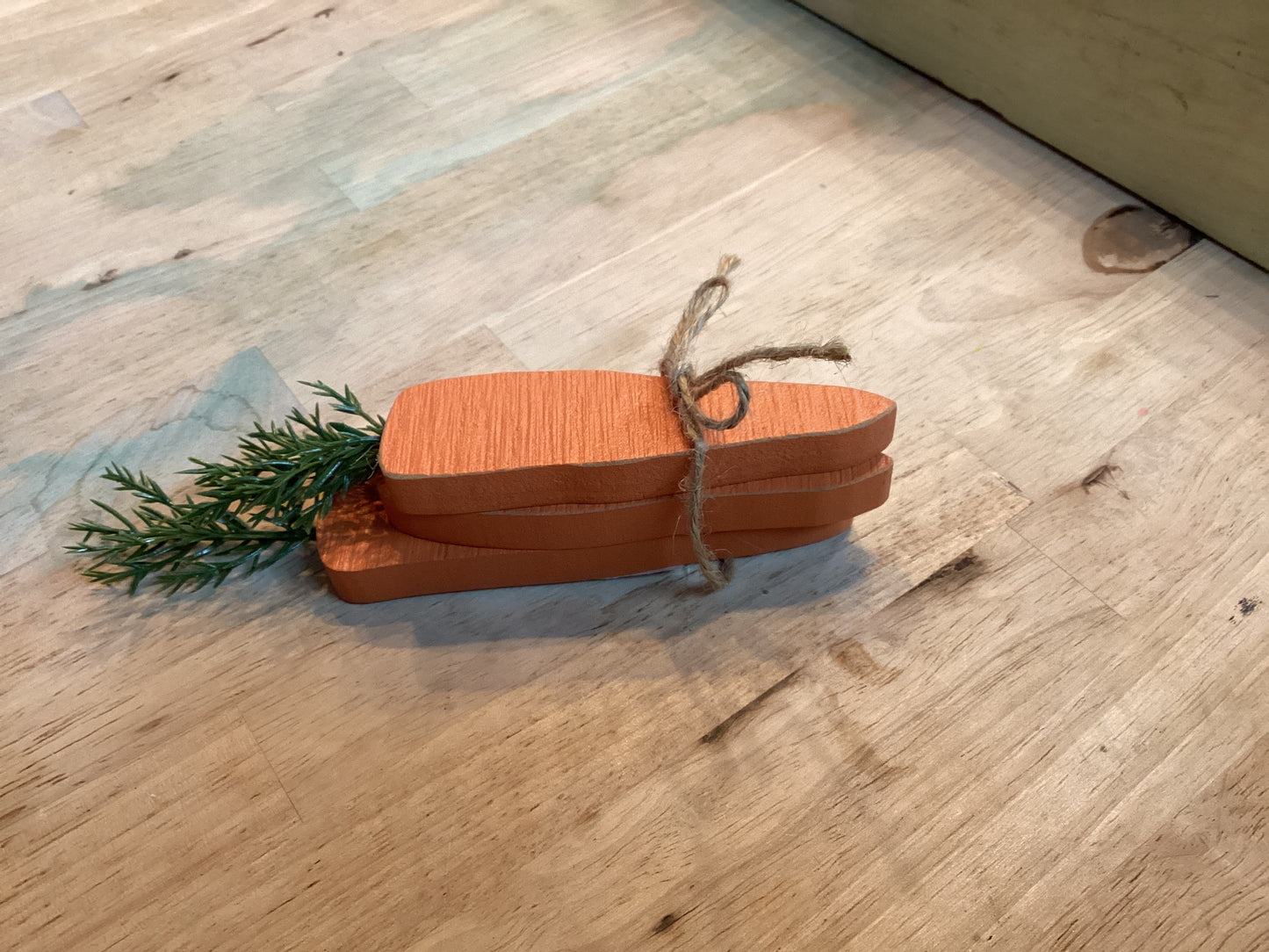 Chunky Wooden Carrot Bundle