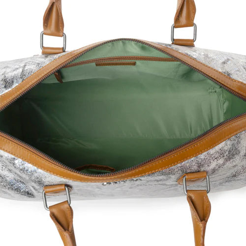 MYRA Ranger’s Echo Snake Print Leather Duffle Bag