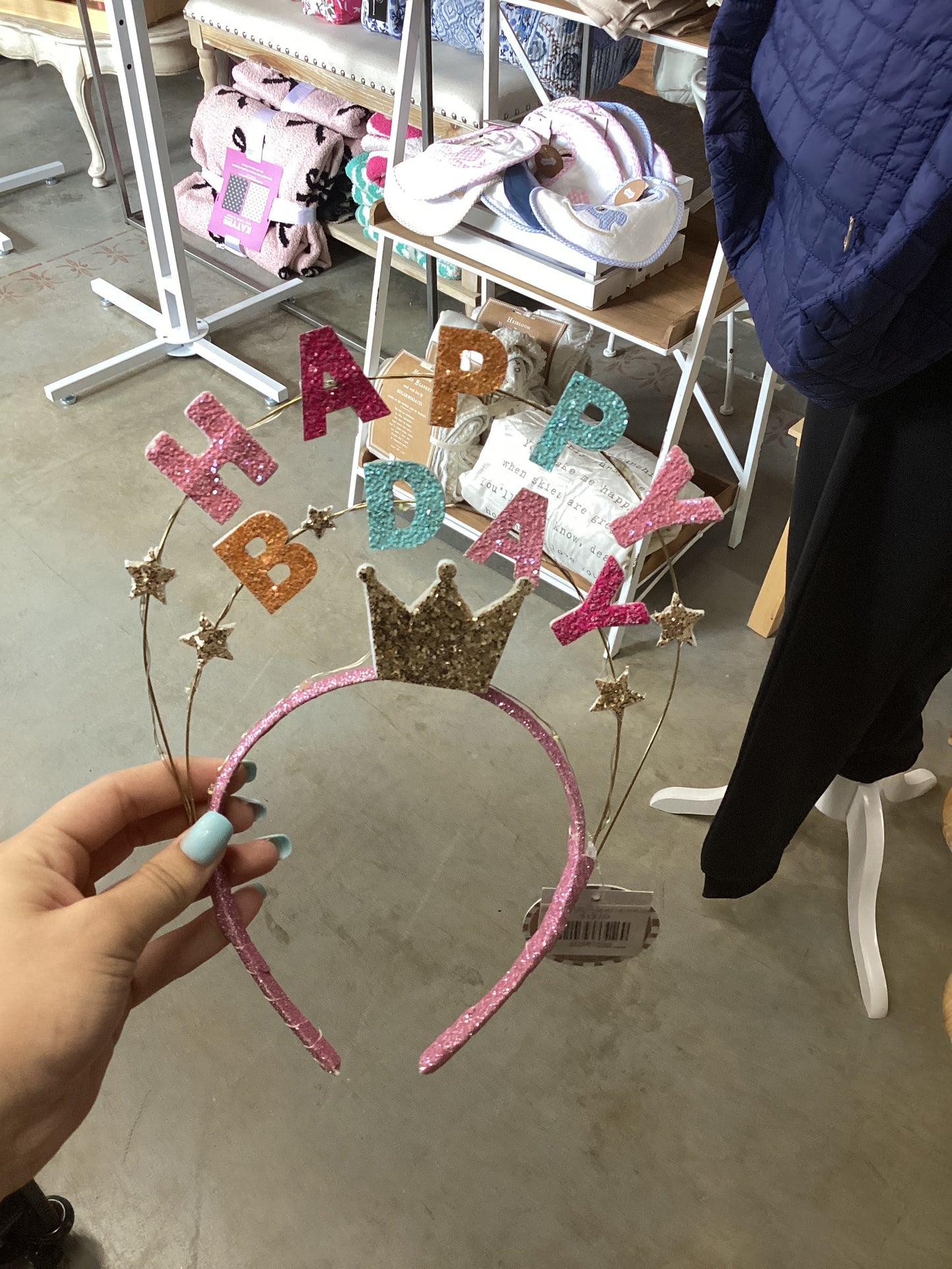 LIGHT UP HAPPY BDAY HEADBAND