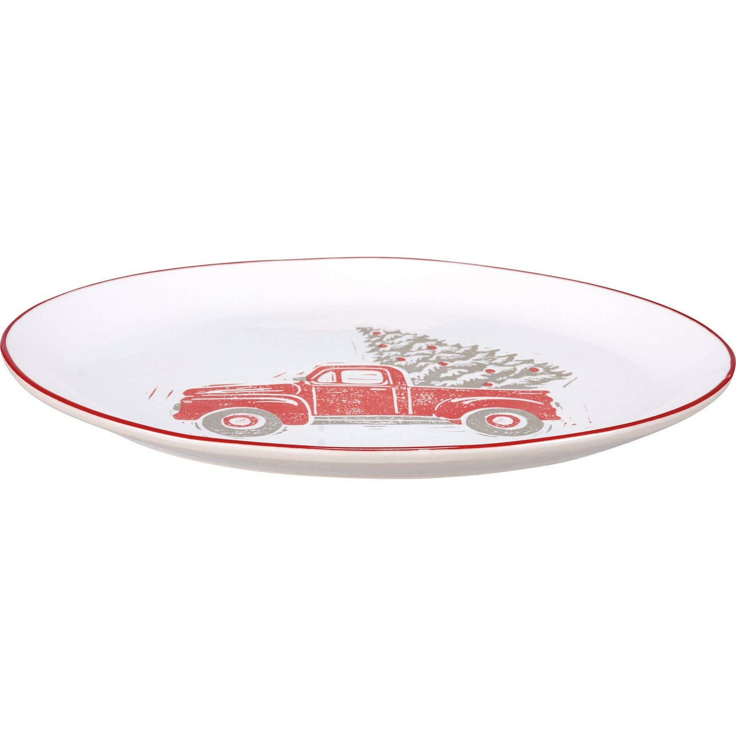 Primitives by Kathy - Red Truck Platter