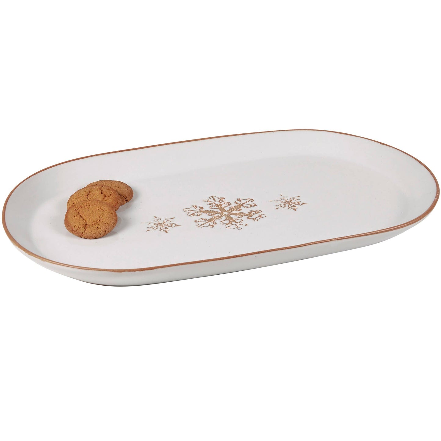 Primitives by Kathy - Snowflake Oval Platter