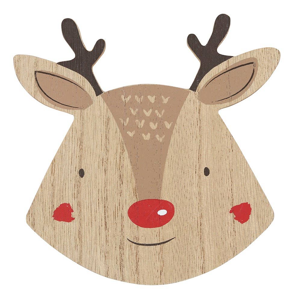 Something Different Wholesale - Set of 4 Christmas Reindeer Coasters