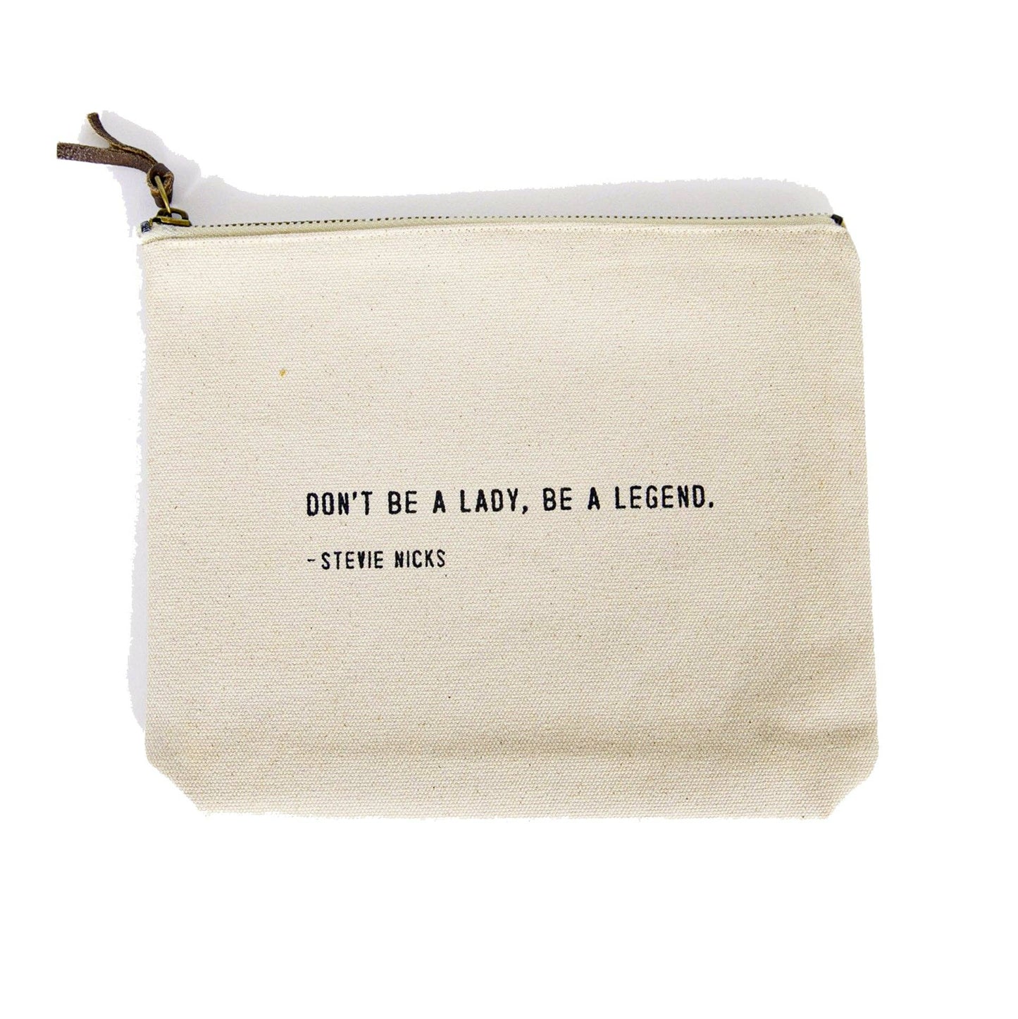 Sugarboo & Co - Be A Legend (Stevie Nicks) Canvas Zip Bag