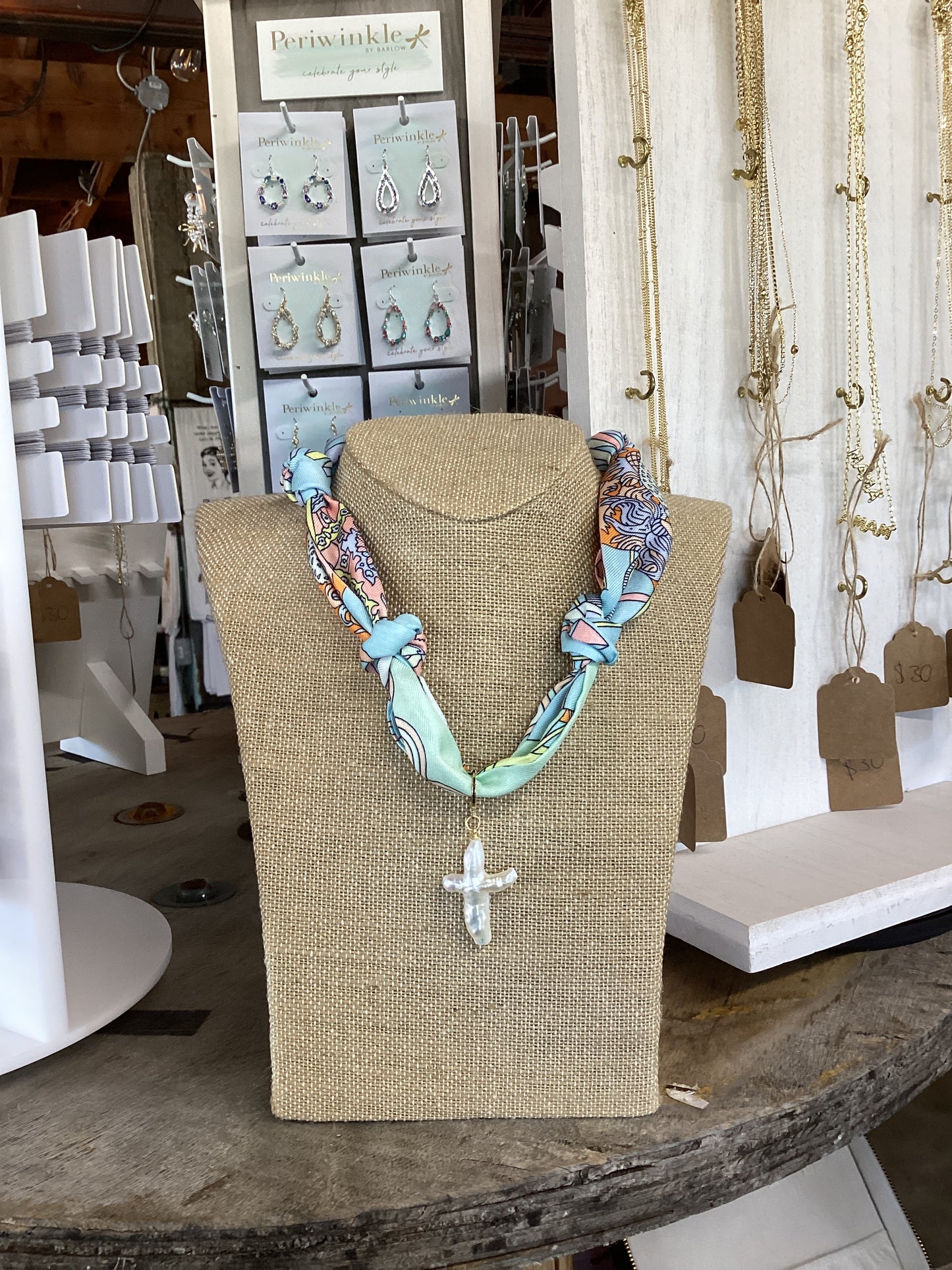 LAUREN KENZIE SCARF NECKLACE