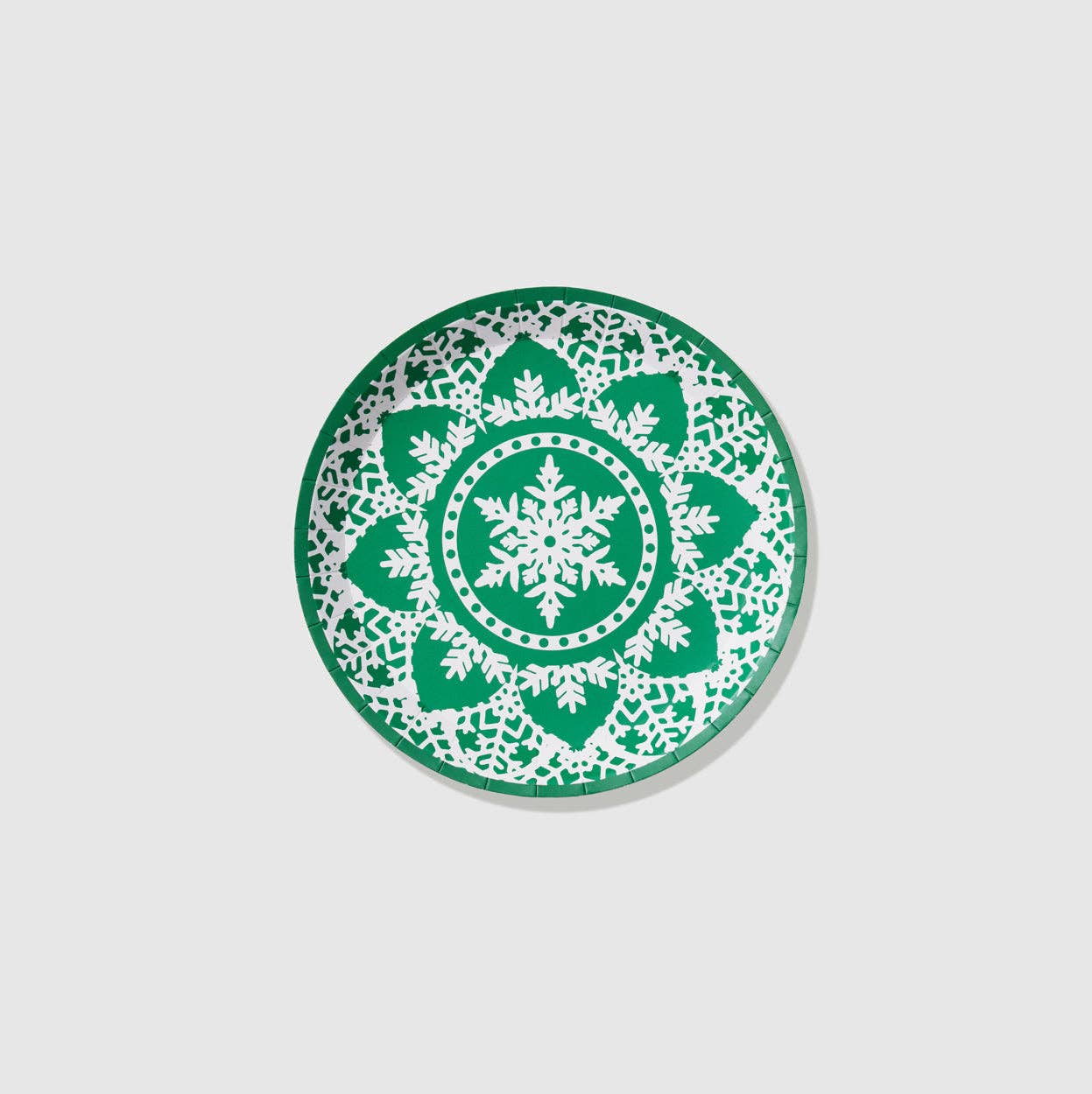 Coterie Party Supplies - Jolly Snowflake Small Plates (10 Per Pack)