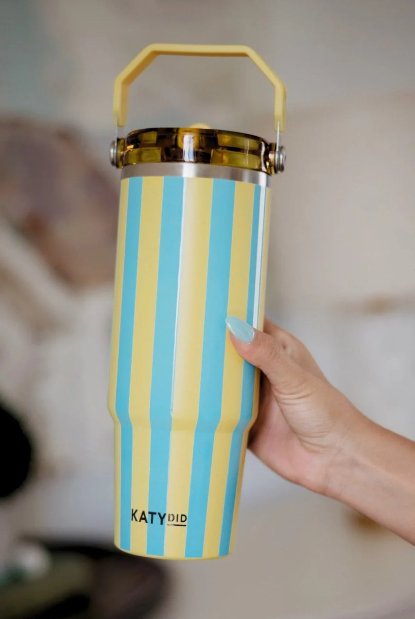 Katydid 30oz Striped Tumbler