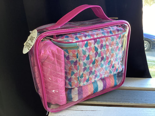 JM sweet heart toiletry bag