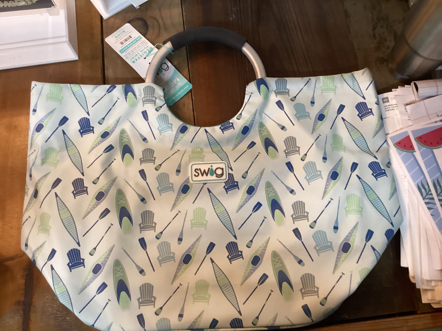 ERRBODY AT THE LAKE LOOPI TOTE BAG