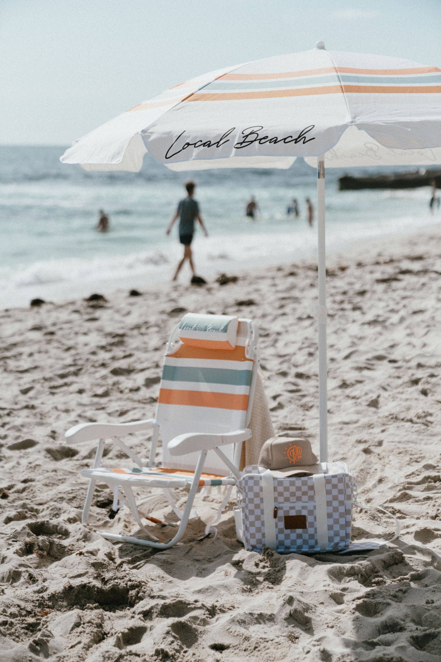 Local Beach - Checker Cooler Bag
