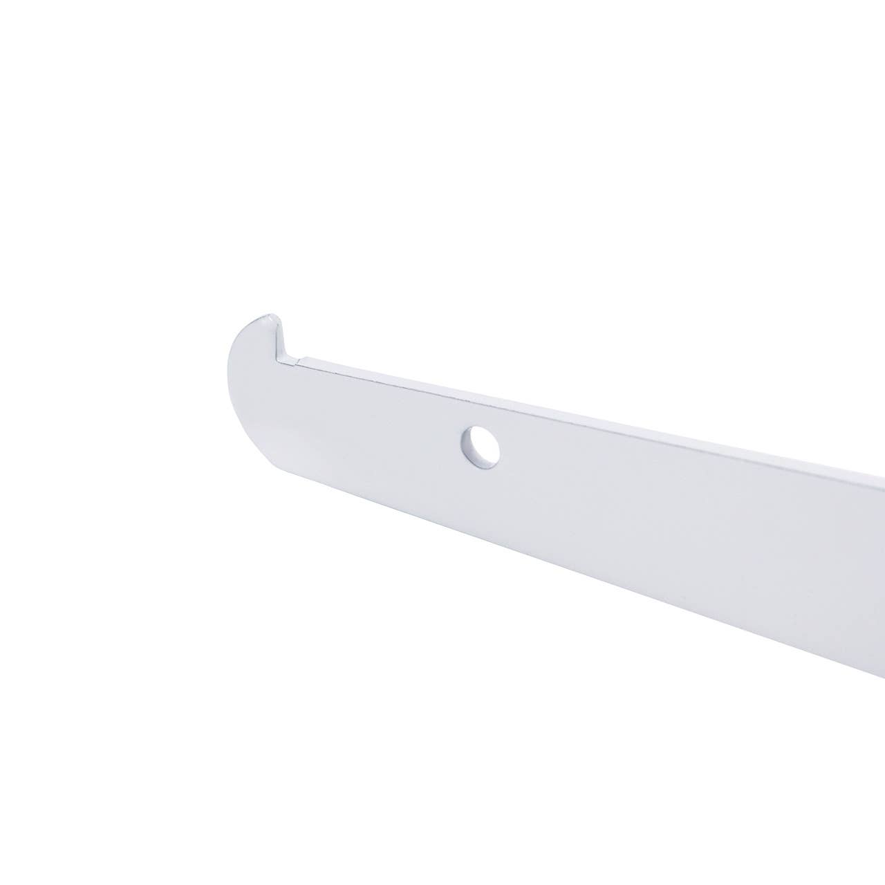 Store Supply Warehouse - 12"L White Shelf Bracket For Slatwall