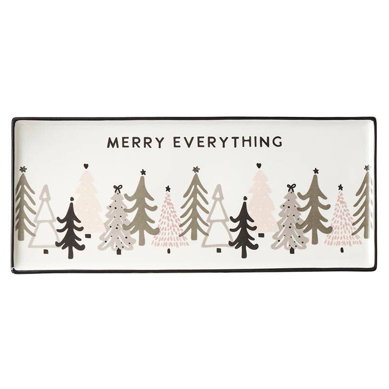 Santa Barbara Design Studio by Creative Brands - Christmas Village Ceramic Tray - Merry Everything