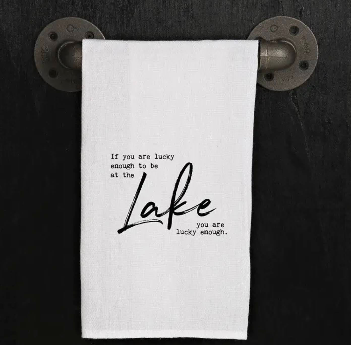 Lake Tea Towel