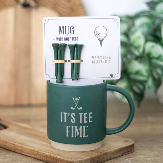Something Different Wholesale - It's Tee Time Father's Day Mug with Golf Tees