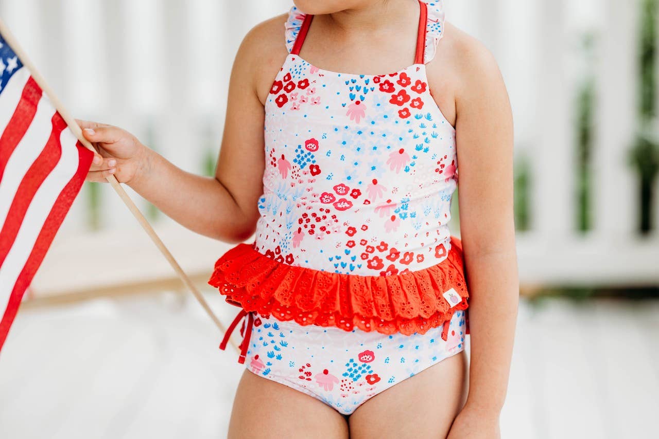 Cheeky Plum - Selah Tankini Swimsuit - Liberty Luxe