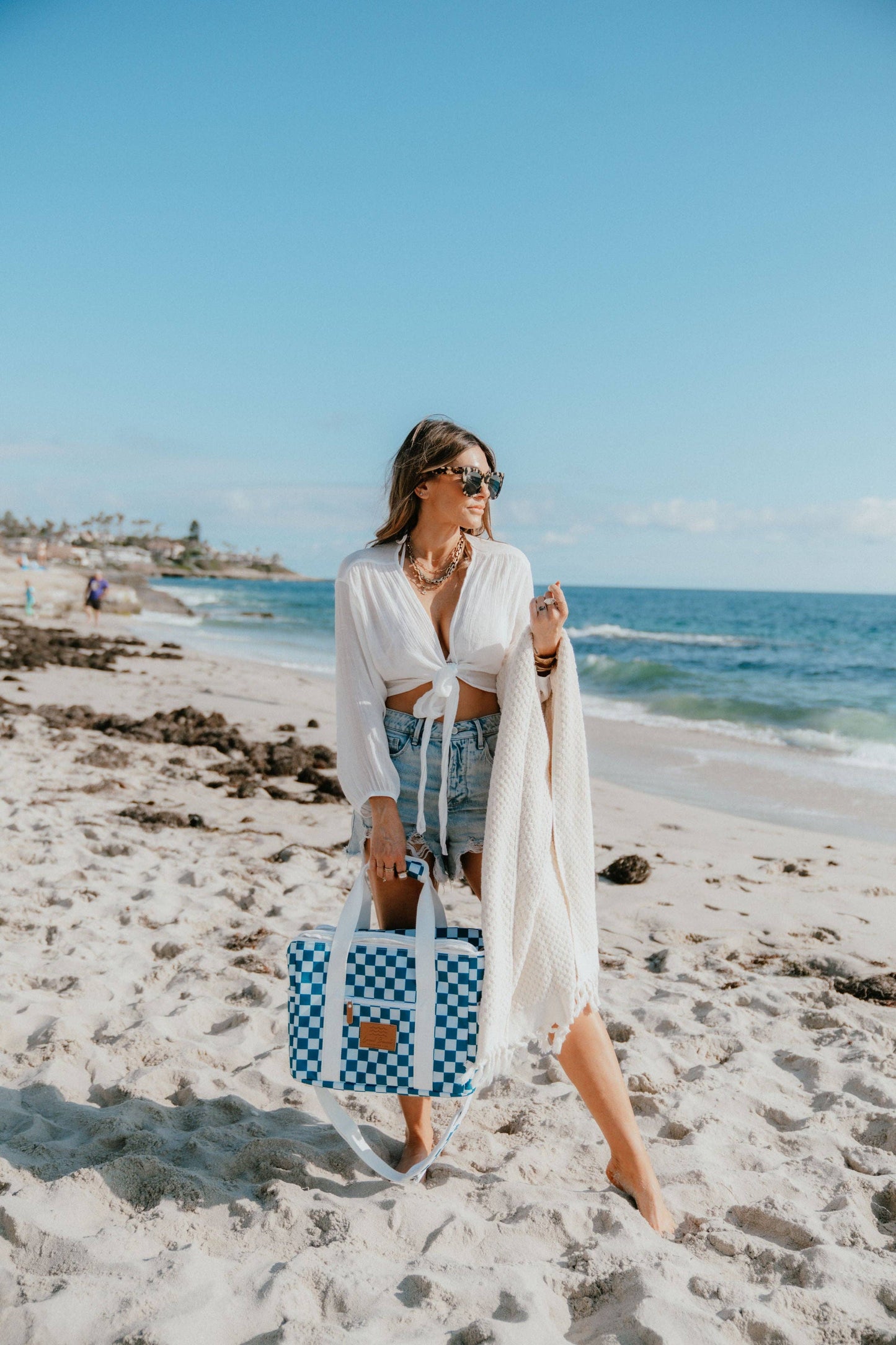 Local Beach - Checker Cooler Bag