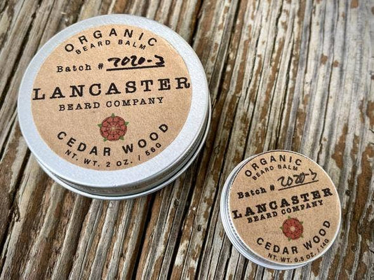 Lancaster Beard Company - Cedar Wood Organic Beard Balm