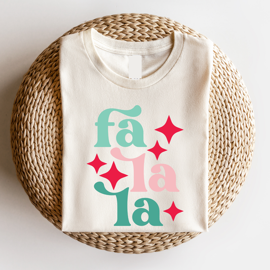 Oak + Pine Wholesale - Fa La La Christmas Graphic T-shirt