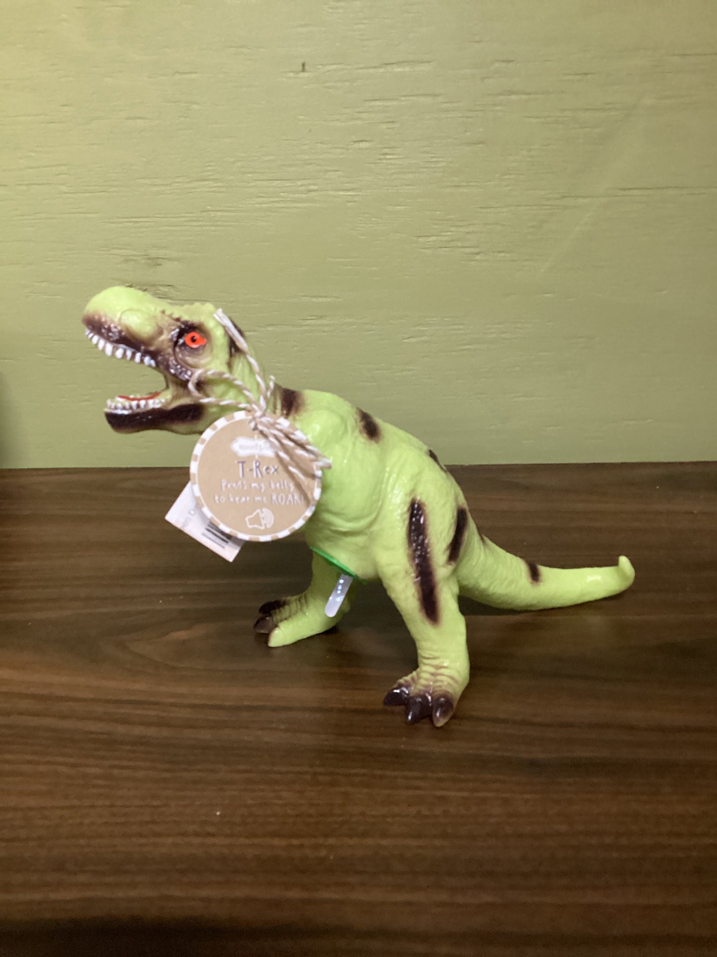 Green Dino toys with sound