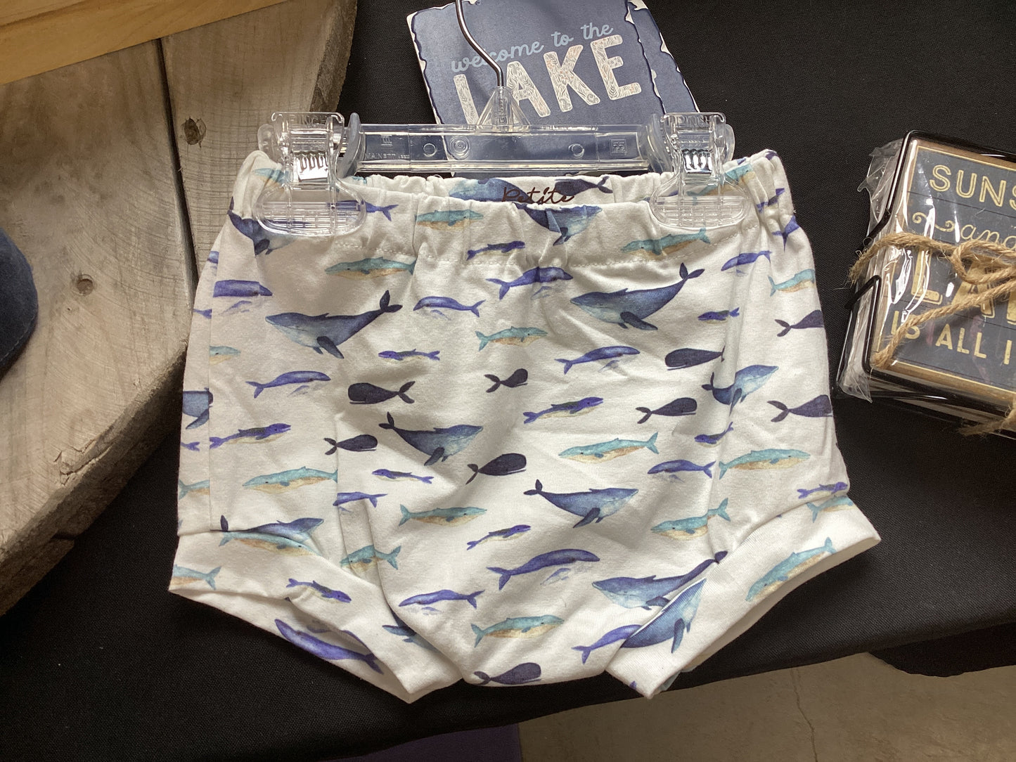 BABY BOY WHALE SHORTS