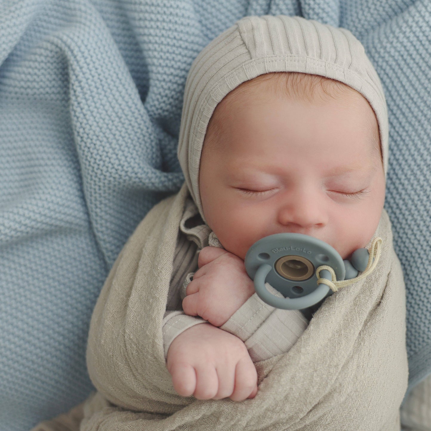Bleu La La - Lulababe 2 Tone Pacifier