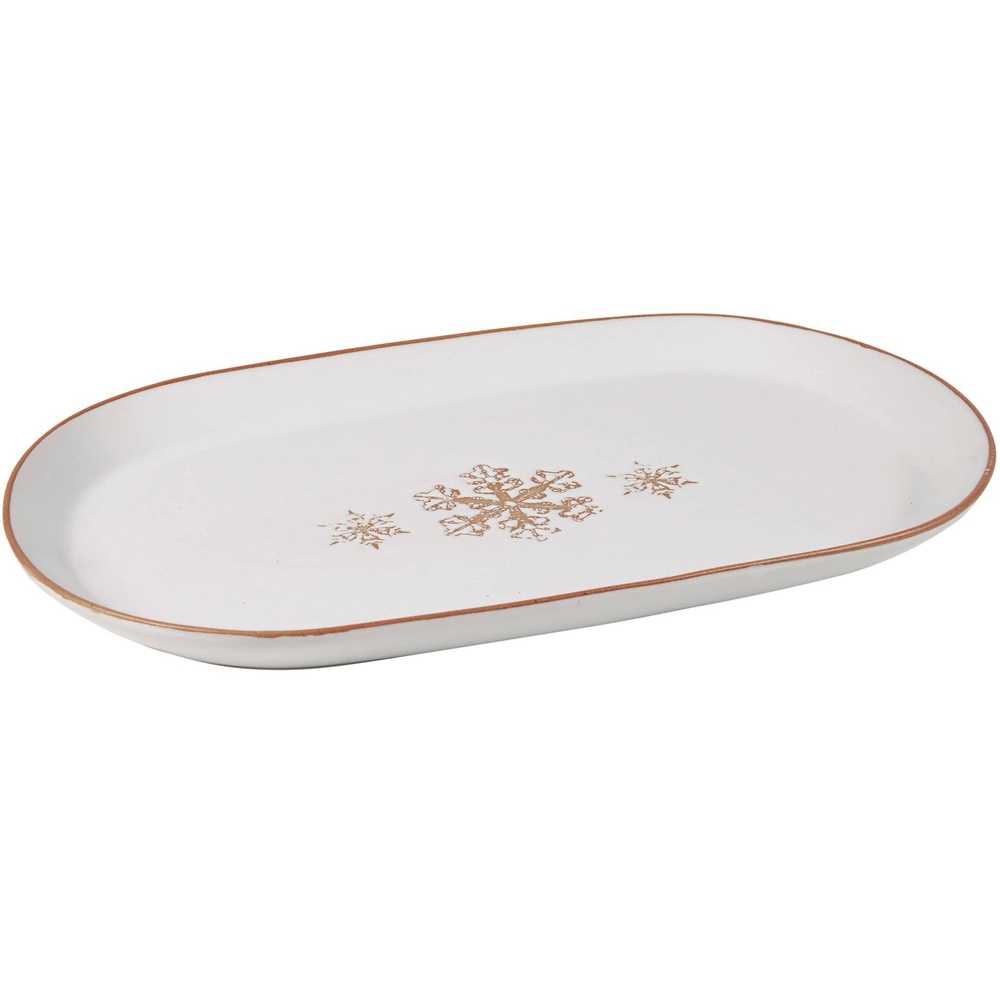 Primitives by Kathy - Snowflake Oval Platter