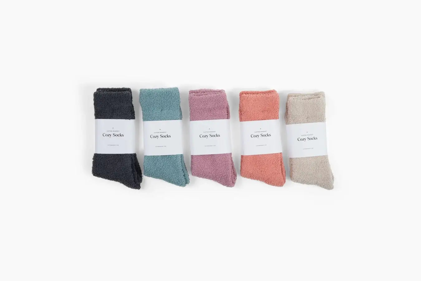 Giften Market - Cozy Cloud Socks - Stone Blue - Warm & Soft - Winter Gift