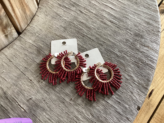 Game day earrings