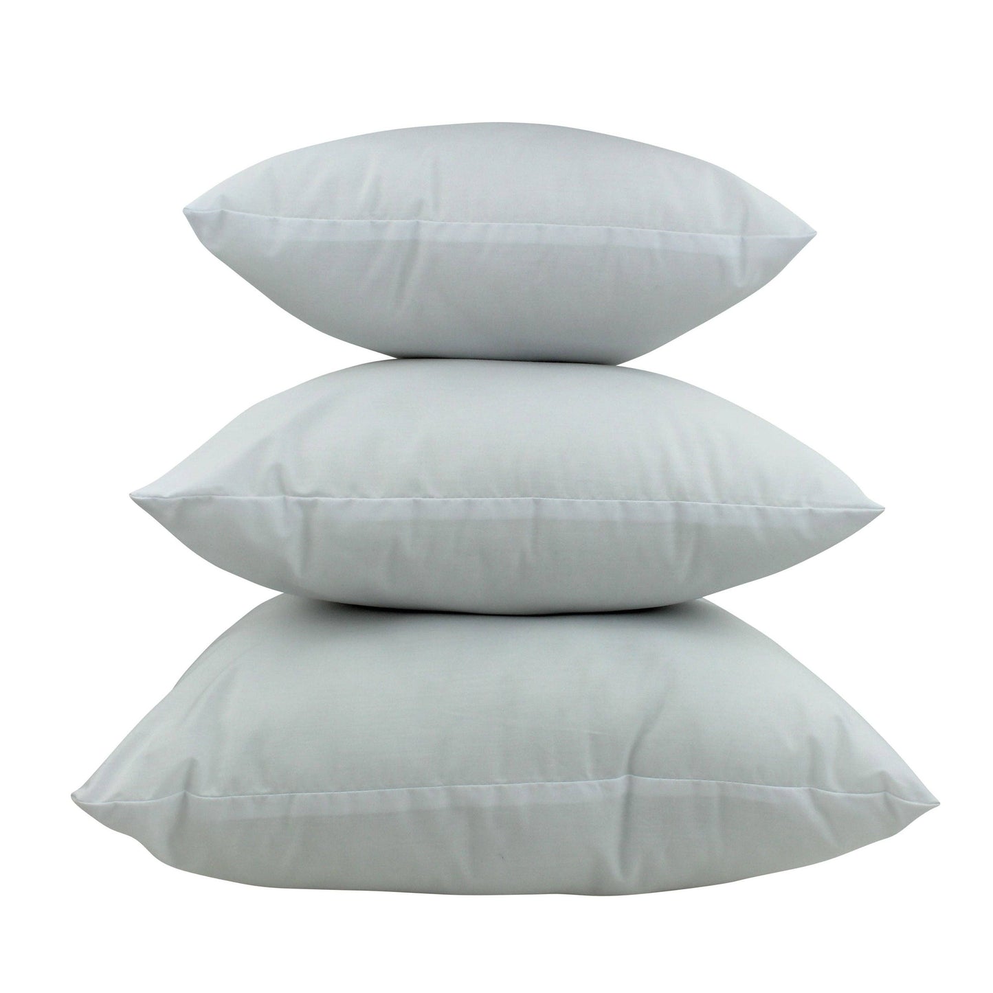 UniikPillows - Down Alternative Hypoallergenic Pillow Insert Cotton Cover | 10x10 | 12x12 | 14x14 | 16x16 | 18x18 | 20x20 | 22x22 | 24x24 | Throw Pillow